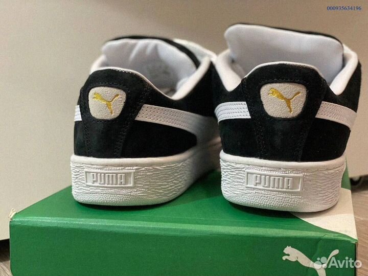 Кроссовки мужские Puma Suede XL “Black White “