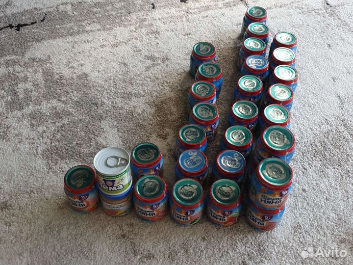 Детское питание пюре мясное 31шт