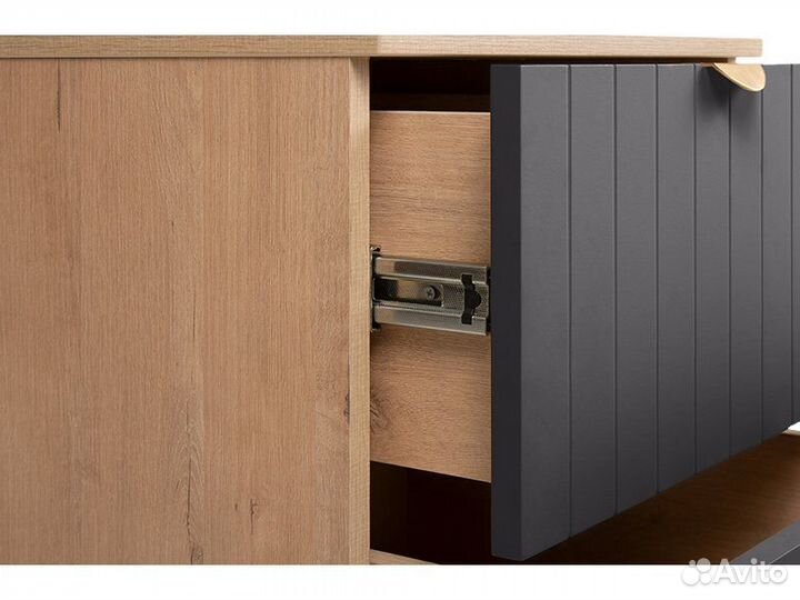 Тумба прикроватная Монблан-1 Line Grafit