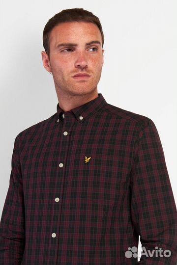 Рубашка Lyle & Scott Check Poplin Shirt оригинал