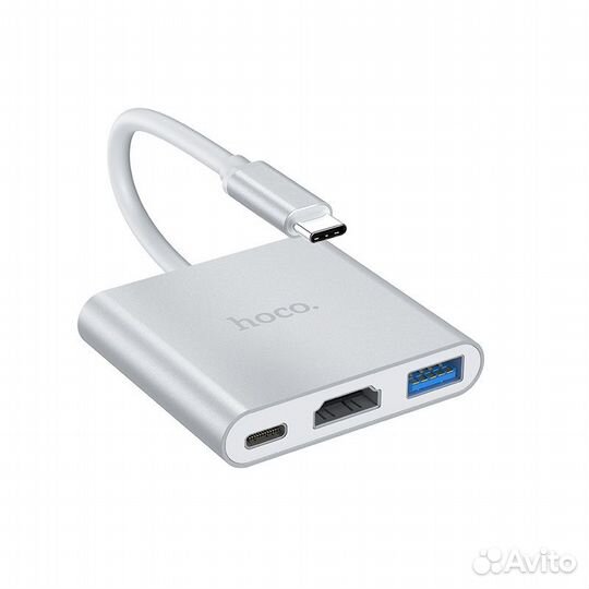 Переходник/адаптер Hoco HB14 Easy use USB-C на USB