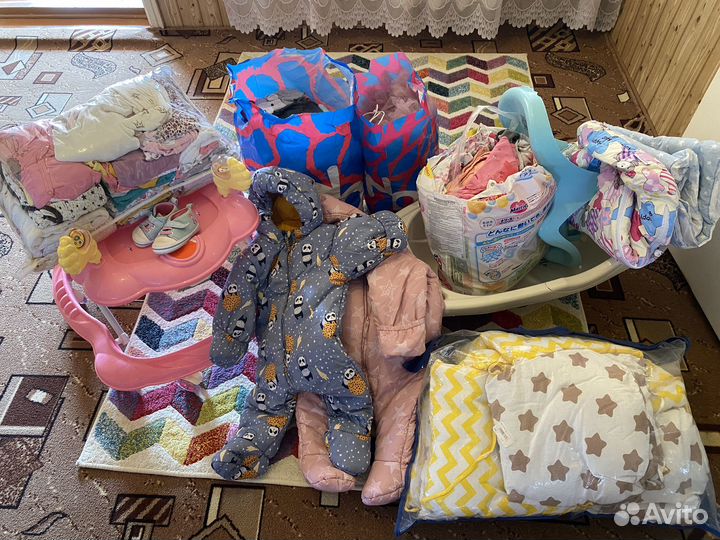 Детские вещи пакетом для девочки от 0 до 1года