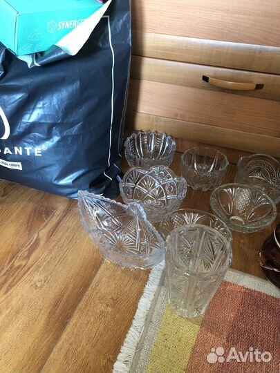 Вазочки хрустальные
