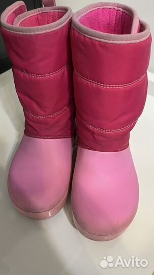 Сапожки для девочки crocs