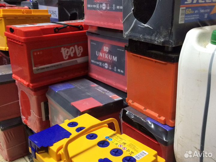 Аккумуляторы Курские 60-100ач/Доставка/24/7+Устано