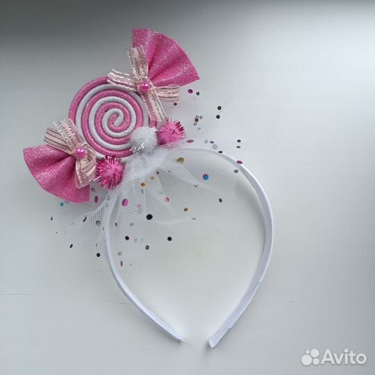 Ободок и браслет конфетка