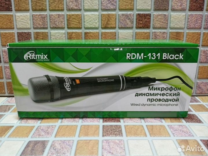 Микрофон Динамический Ritmix новый