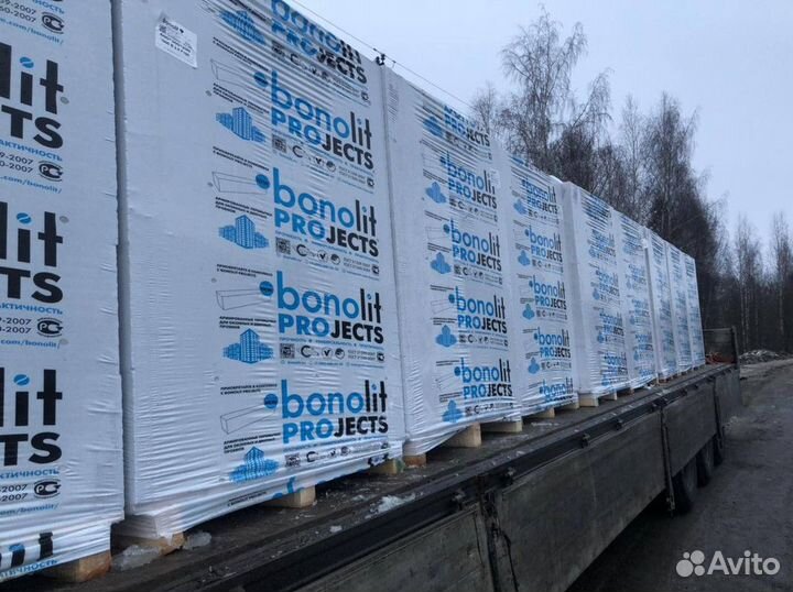 Газобетон Бонолит с Доставкой GZB-6488