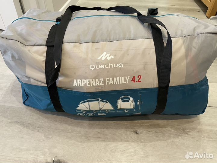 Палатка 4-местная Quechua tent arpenaz 4.2