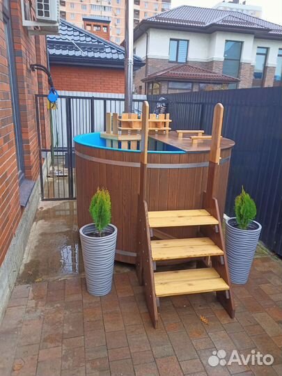 Купель, фурако на дровах