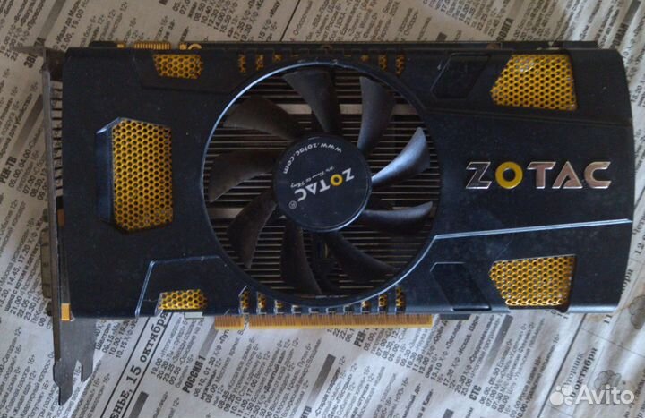 Видеокарта Zotac GTX 550ti 1GB gddr5