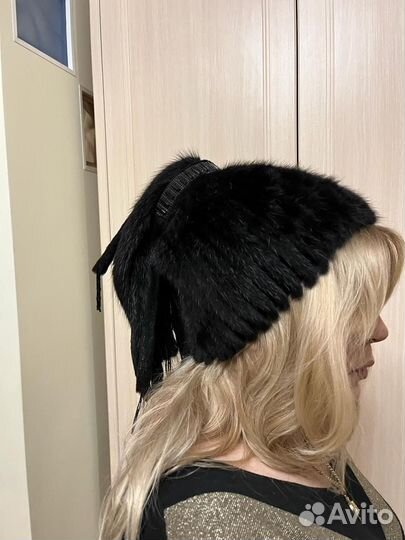 Шапка норковая новая