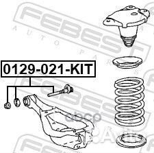 Болт с эксцентриком ремкомплект 0129021KIT Febest