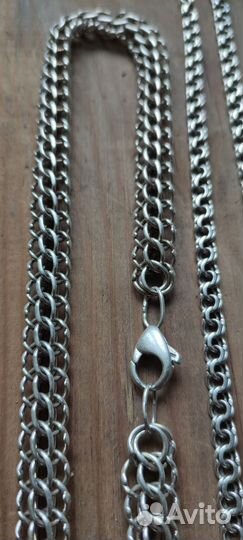 Серебряные цепочки, браслет