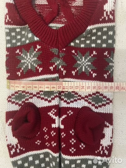 Теплый свитер для собак и набор для вышивания