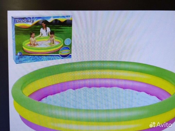 Детский надувной бассейн