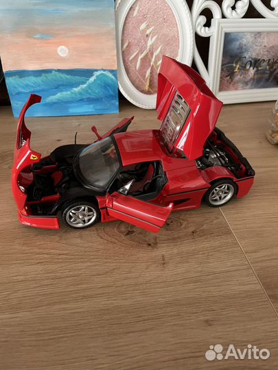Модель машины 1:18 Ferrari F50 Mattel Hot Wheels