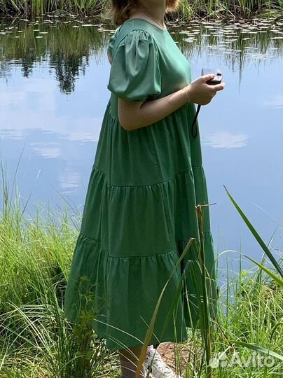 Зеленое платье heartbreak