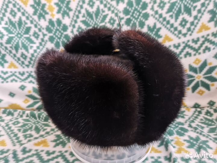 Норковая шапка мужская