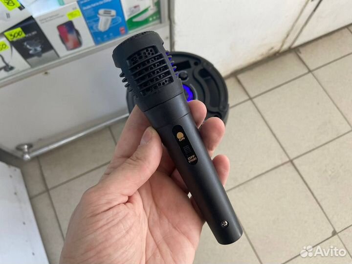 Блютуз колонка большая с микрофоном