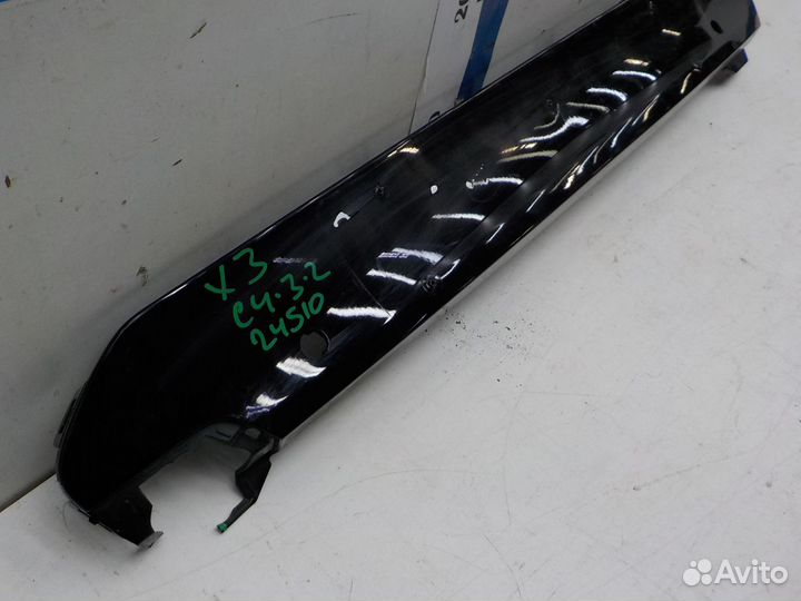 Накладка бампера переднего на BMW X3 51118070392