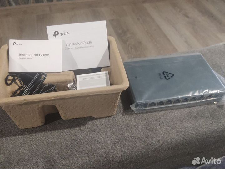 Коммутатор 8-портовый гигабитный tp-link tl-sg108