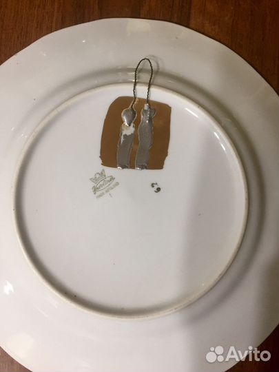 Польская тарелка ретро настенная