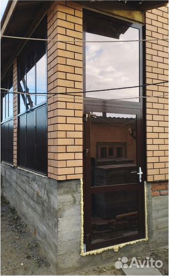 Холодные алюминиевые двери от производителя