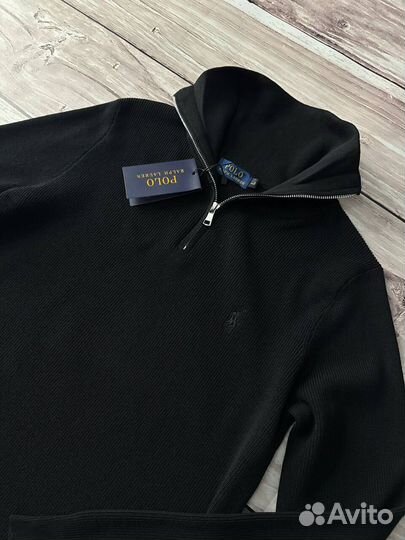Свитер полузамок Polo Ralph Lauren черный