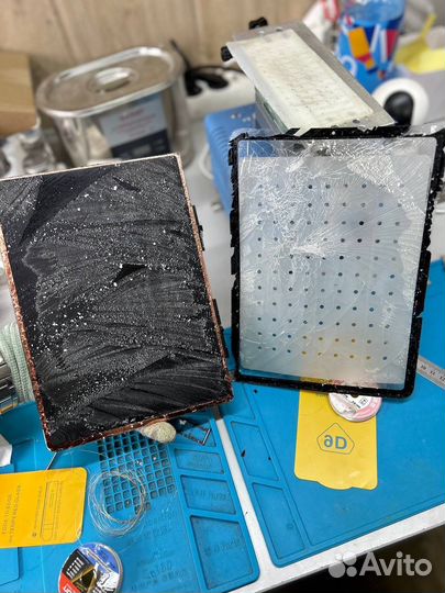 Переклейка стекла, замена дисплея, iPhone Samsung