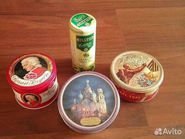 Железные баночки для хранения