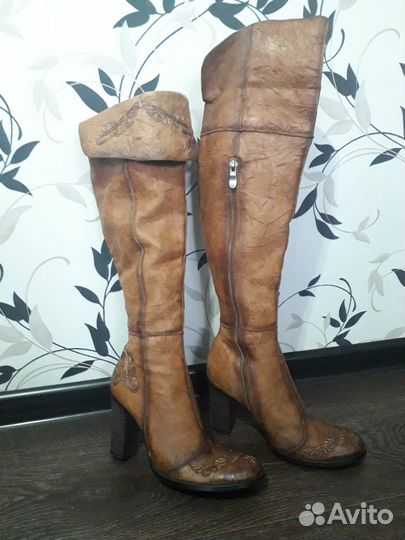 Демисезонные ботфорты brado