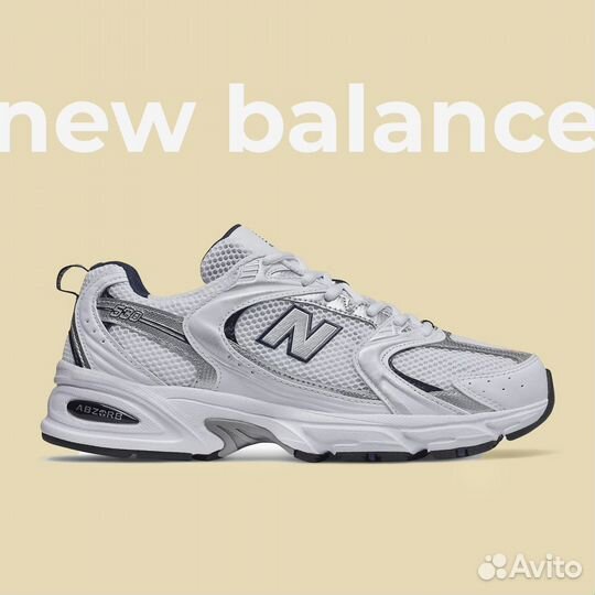 Кроссовки New balance 530 белые