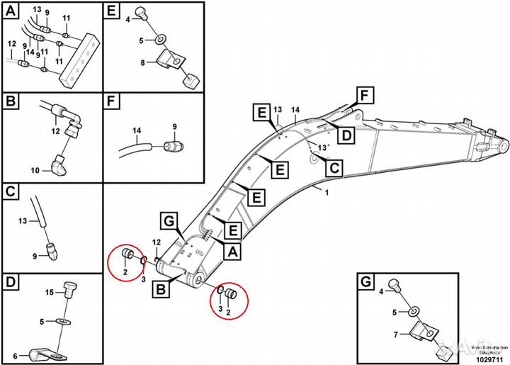 Втулка 14645737