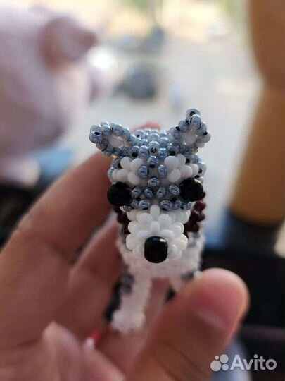 Хаски из бисера