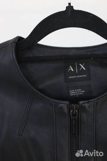 Кожаная куртка armani