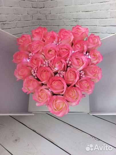 Букет из мыльных цветов