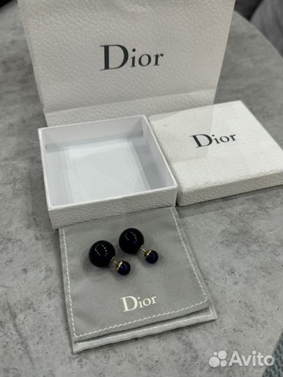 Серьги christian dior оригинал