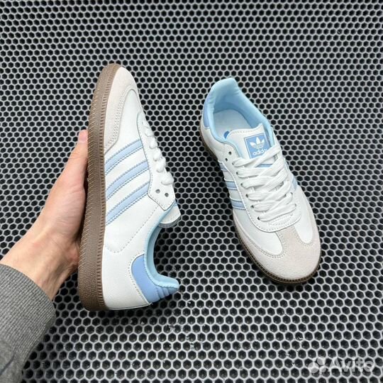 Adidas Samba голубые