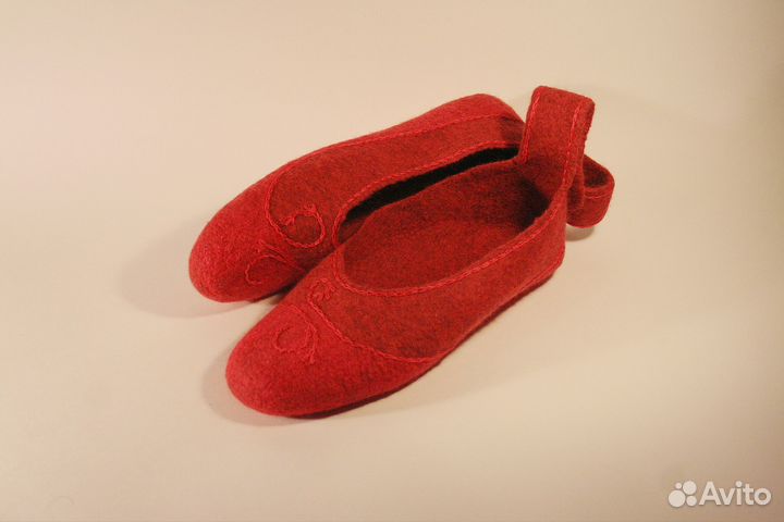 Следки валяные, ручная работа