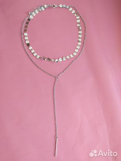 Бусы под жемчуг, цепочка интересная