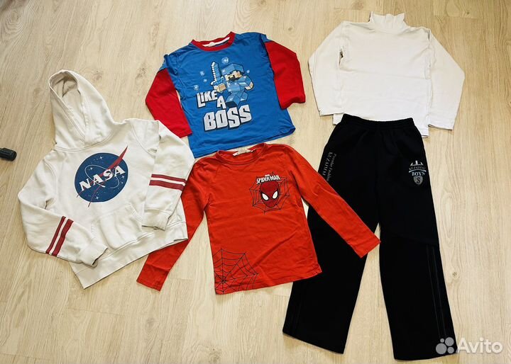 Вещи для мальчика пакетом. Рост 128