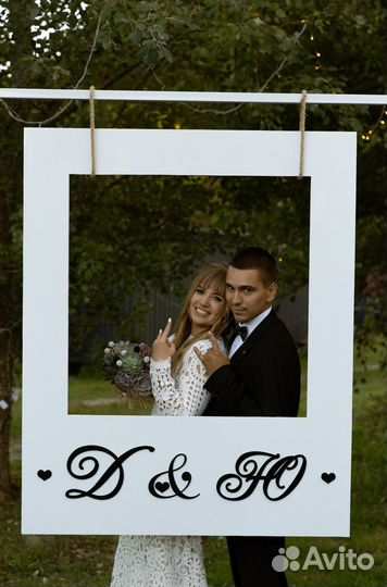 Фотозона для свадьбы