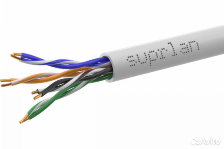 Кабель 305м U/UTP 5e suprlan standard 4х2хAWG24