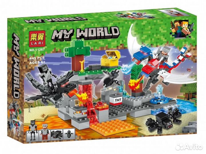 Конструктор. Майнкрафт (Minecraft) 11267 Битва дра