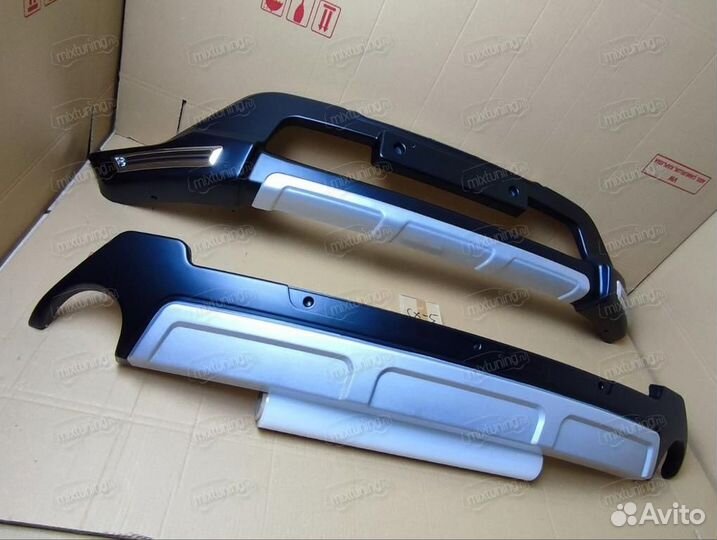 Накладки на бампера Mazda CX5 2013-2016 (новые)