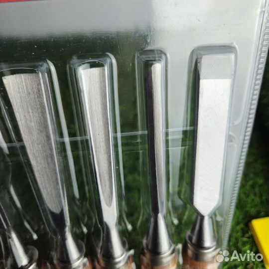 Набор фигурных стамесок по дереву 12шт