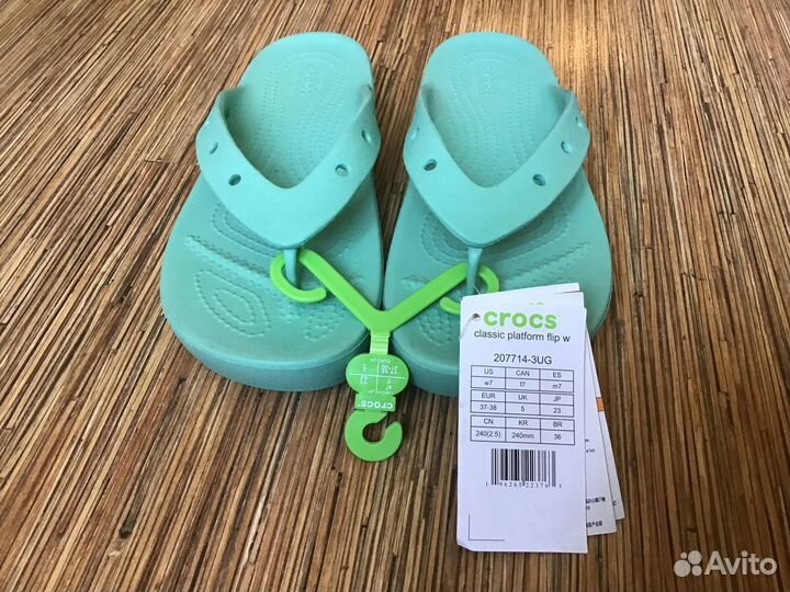 Сланцы Crocs Platform р. W6 (36/37), W7(37/38)