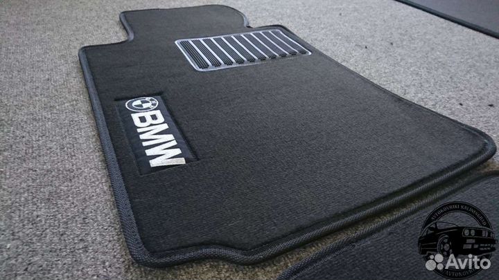 Автоковрики для BMW 7 серии e38 Long, графитовые
