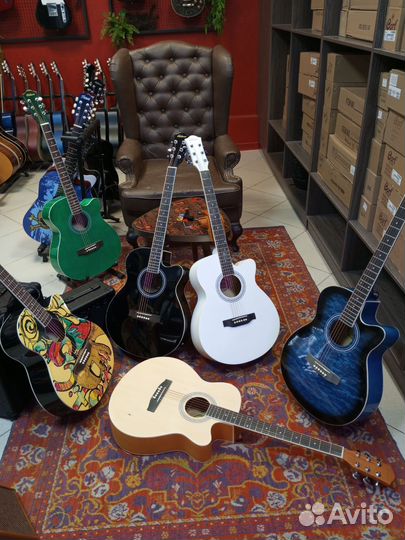 Гитара акустическая Elitaro новая